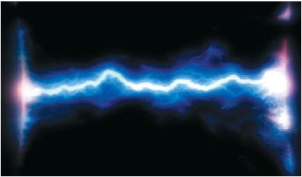 Picture of electrical arc